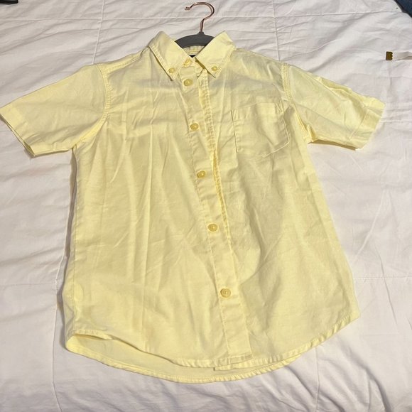 US Polo Assn Boys Yellow Collared, Short sleeves size 6 - Picture 1 of 4